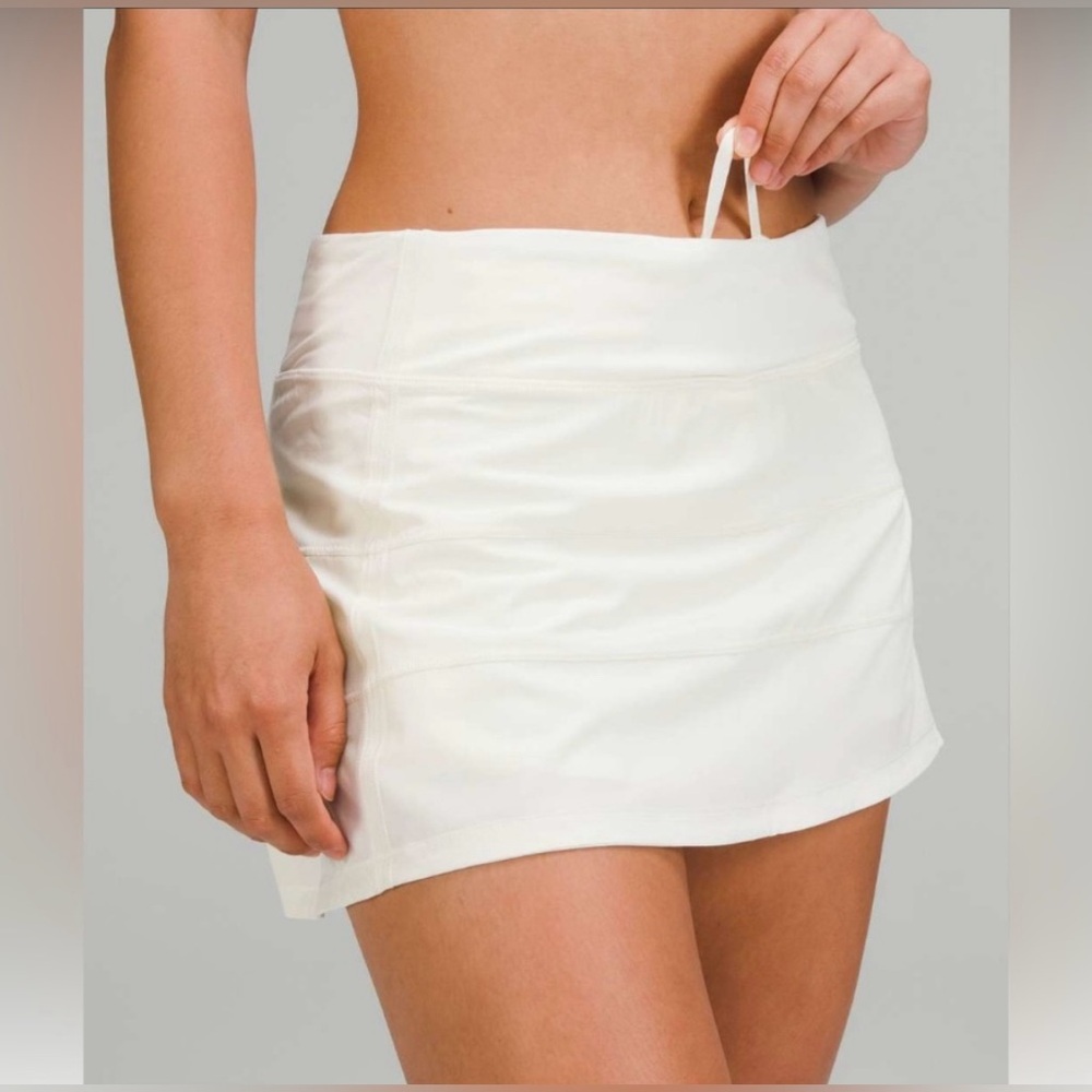Lululemon White Tennis Skirt